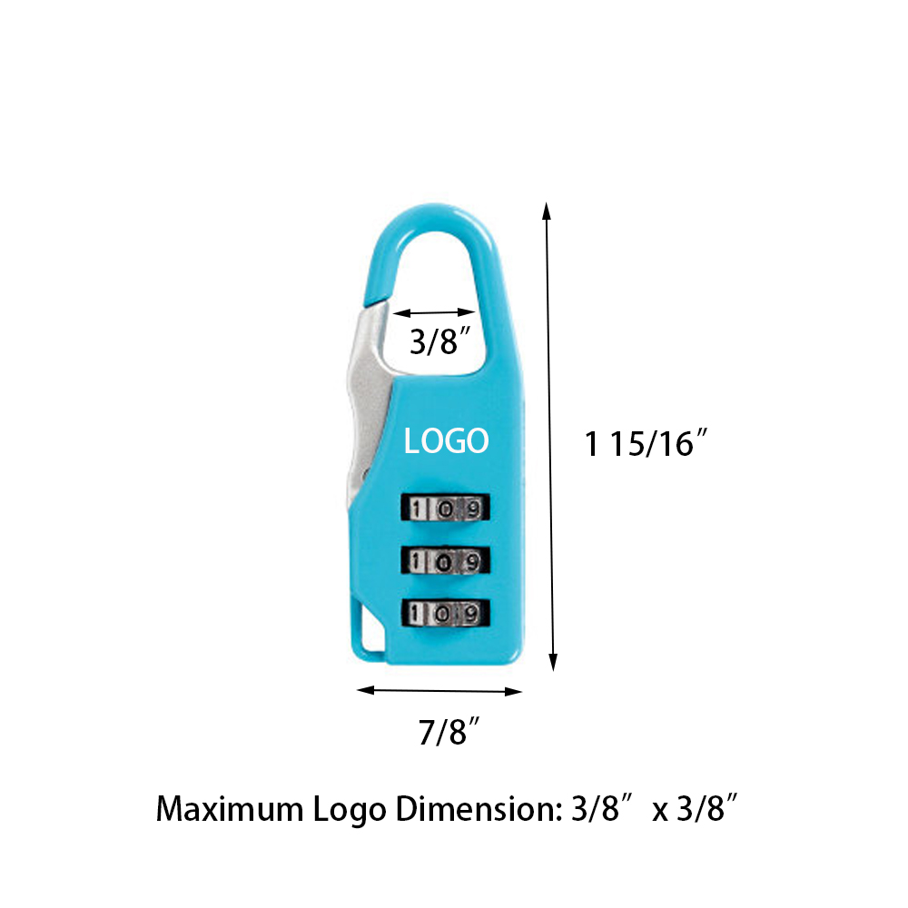 Mini Metal Combination Padlock 3
