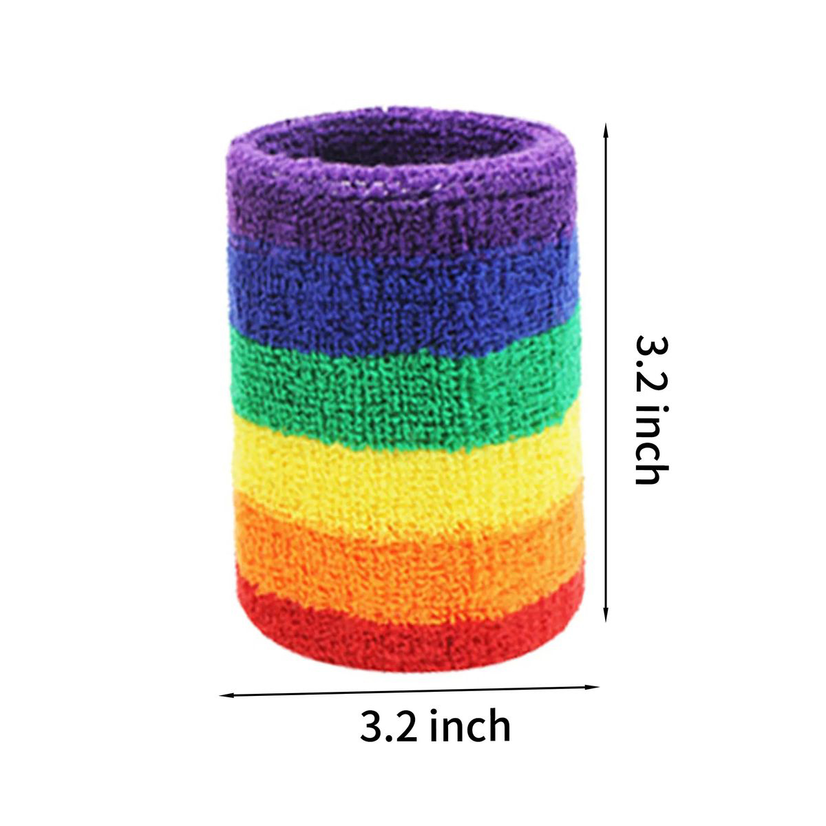 Absorbent Rainbow Band for Wrist Support 3