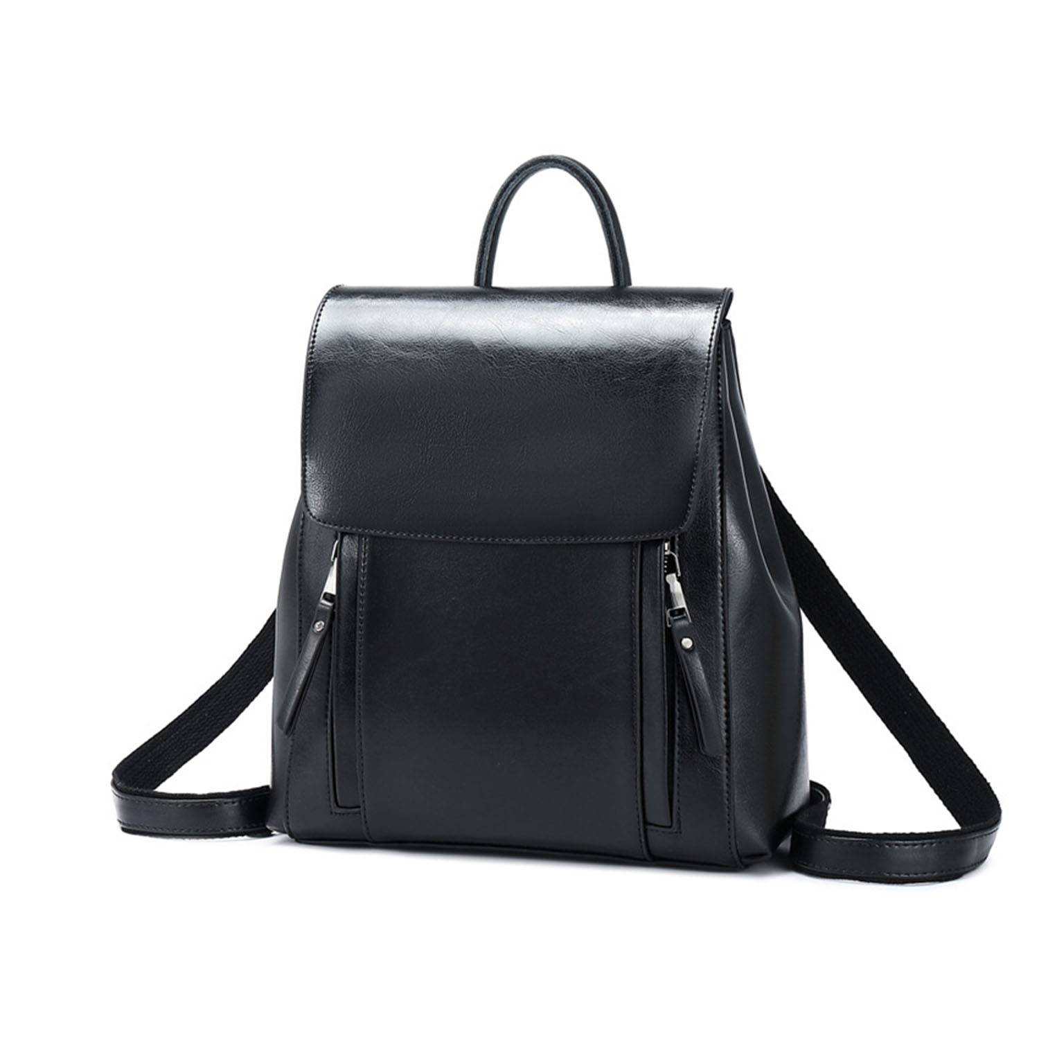 Fashion real cowhide backpack 5
