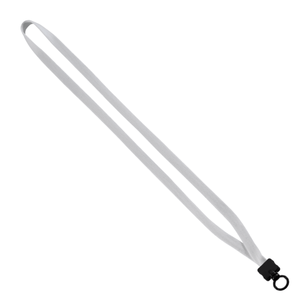 1/2" Cotton Lanyard with Plastic Clamshell & O-Ring 6