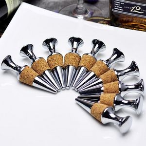 Elegant Dome Top Wine Oak Cork Bottle Stopper 11