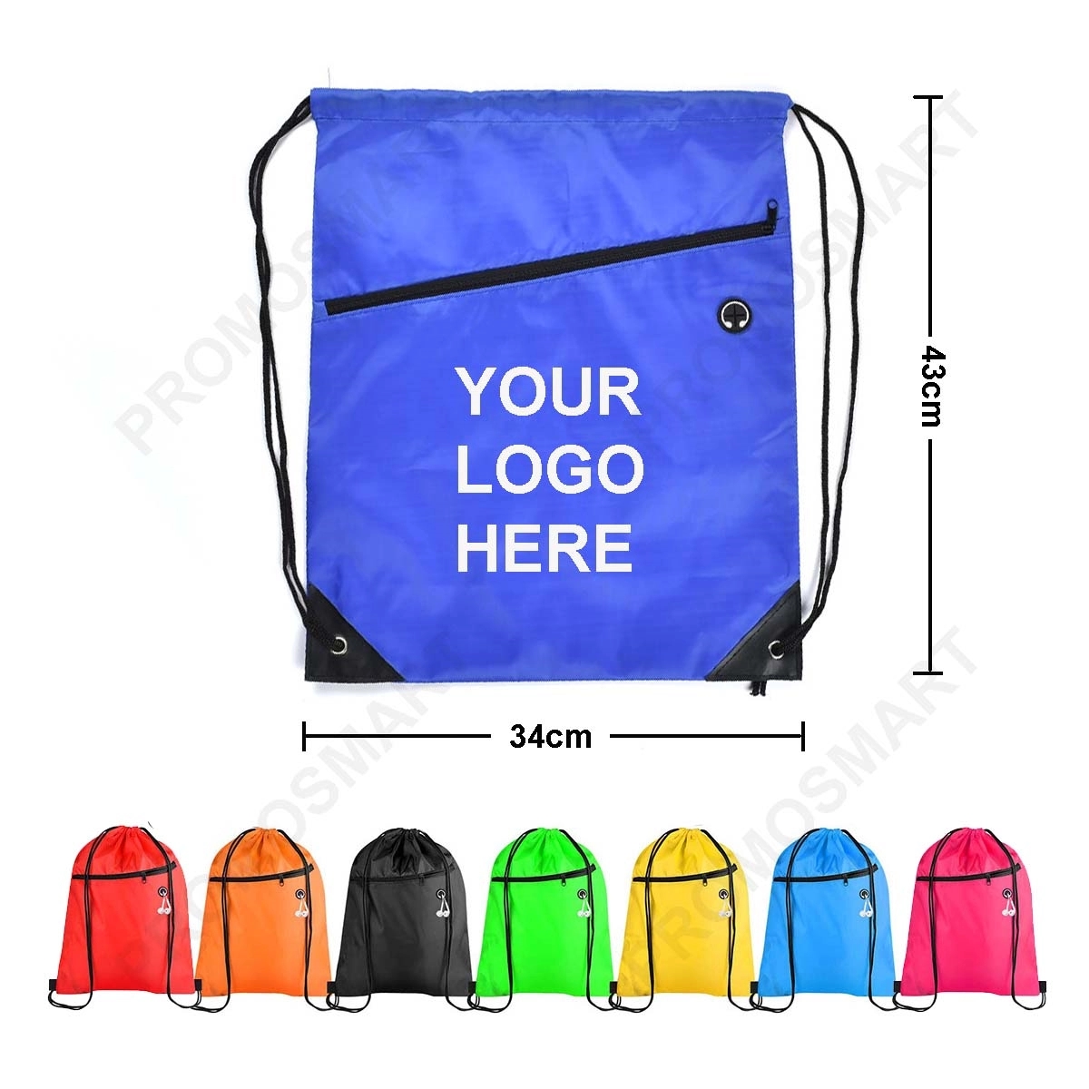Drawstring Backpack With Earphone Hole 2