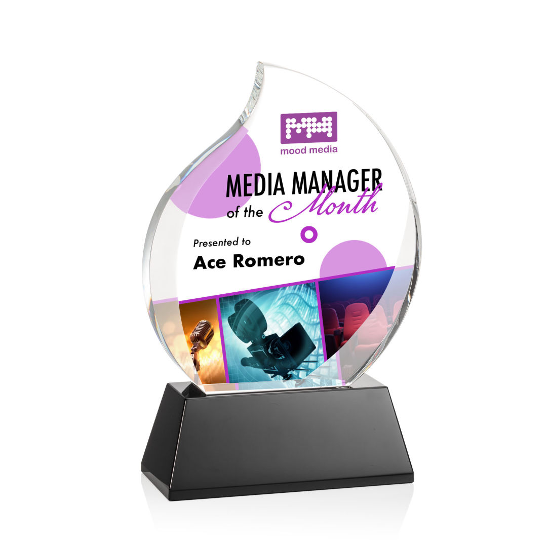 Preswick Flame VividPrint™ Award on Base 36
