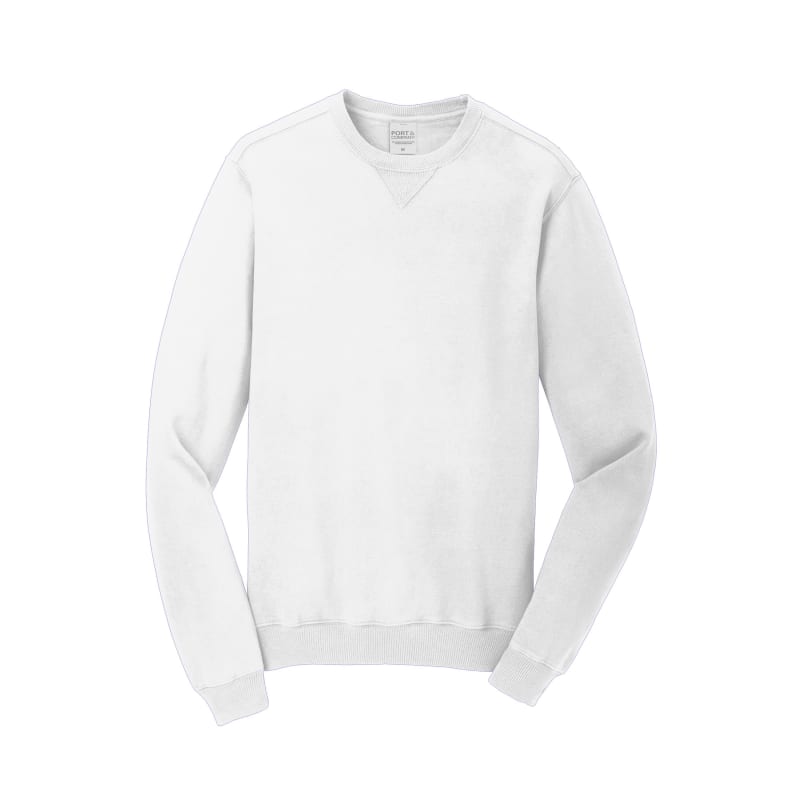 Port & Company Beach Wash Garment-Dyed Crewneck Sweatshirt, custom hoodie or sweatshirt with logo imprint 32