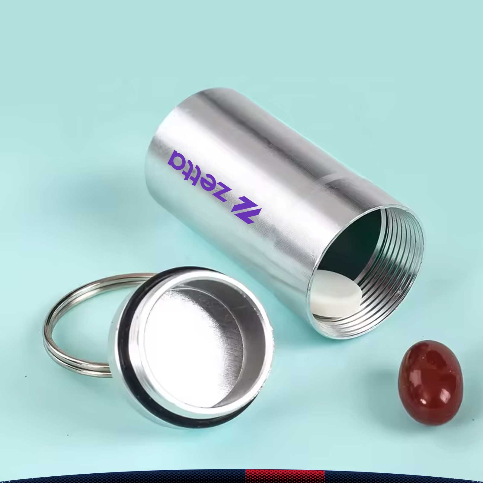 Anyti Pill Bottle Keychain 8