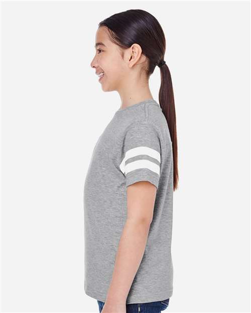 Youth Football Fine Jersey Tee - 6137 10