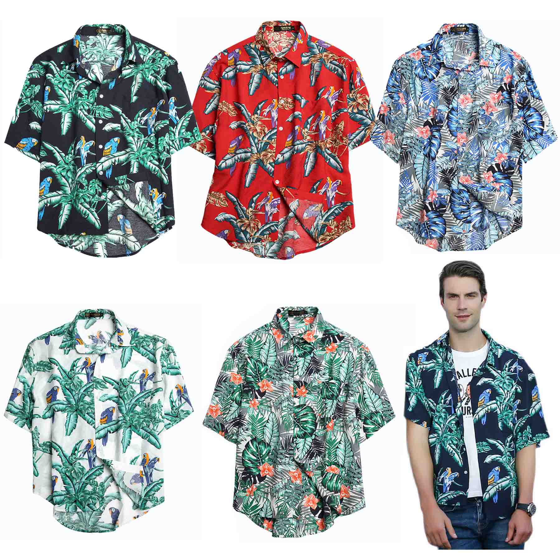 Hawaiian Loose Lapel Shirt 2