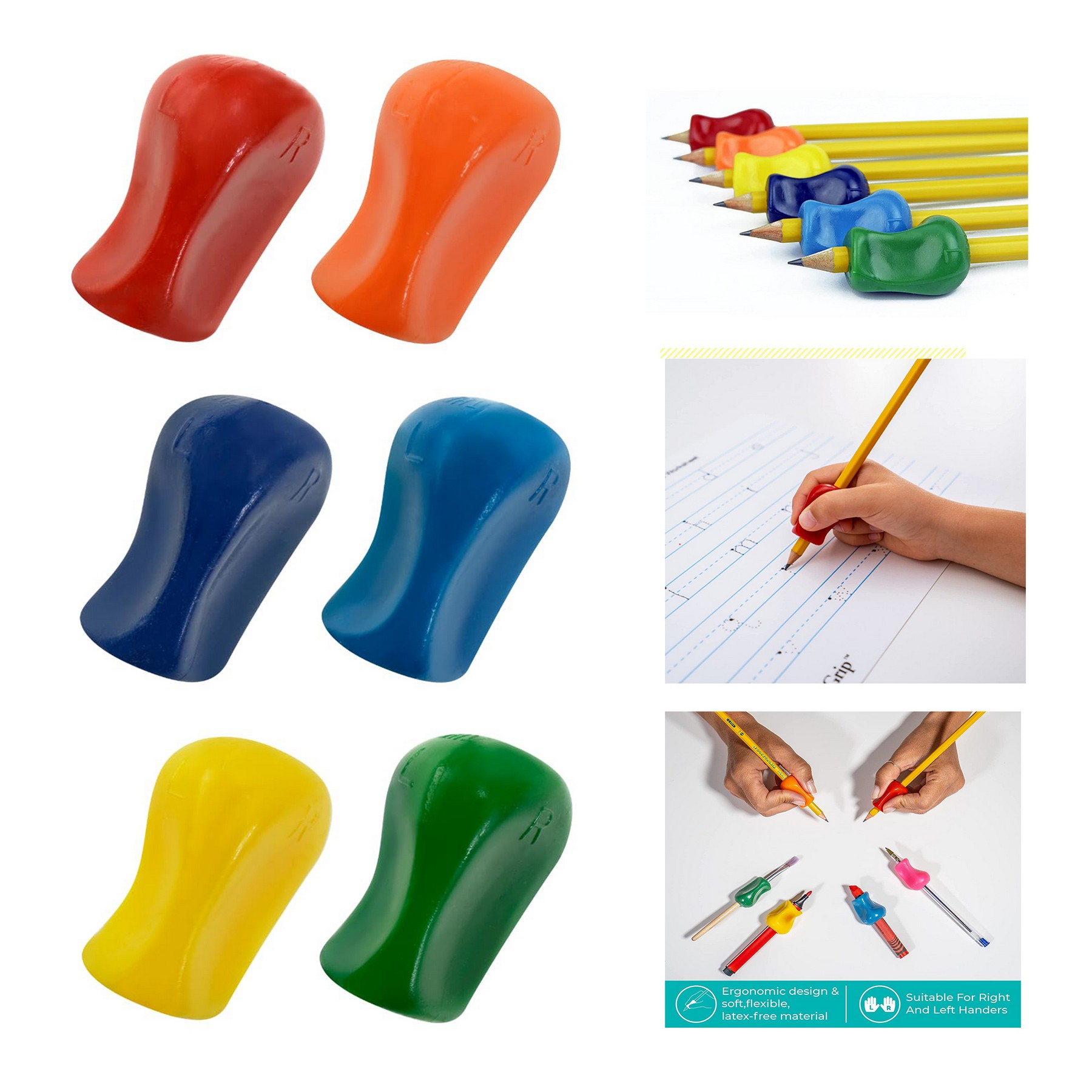 Colorful Pencil Gripper 2
