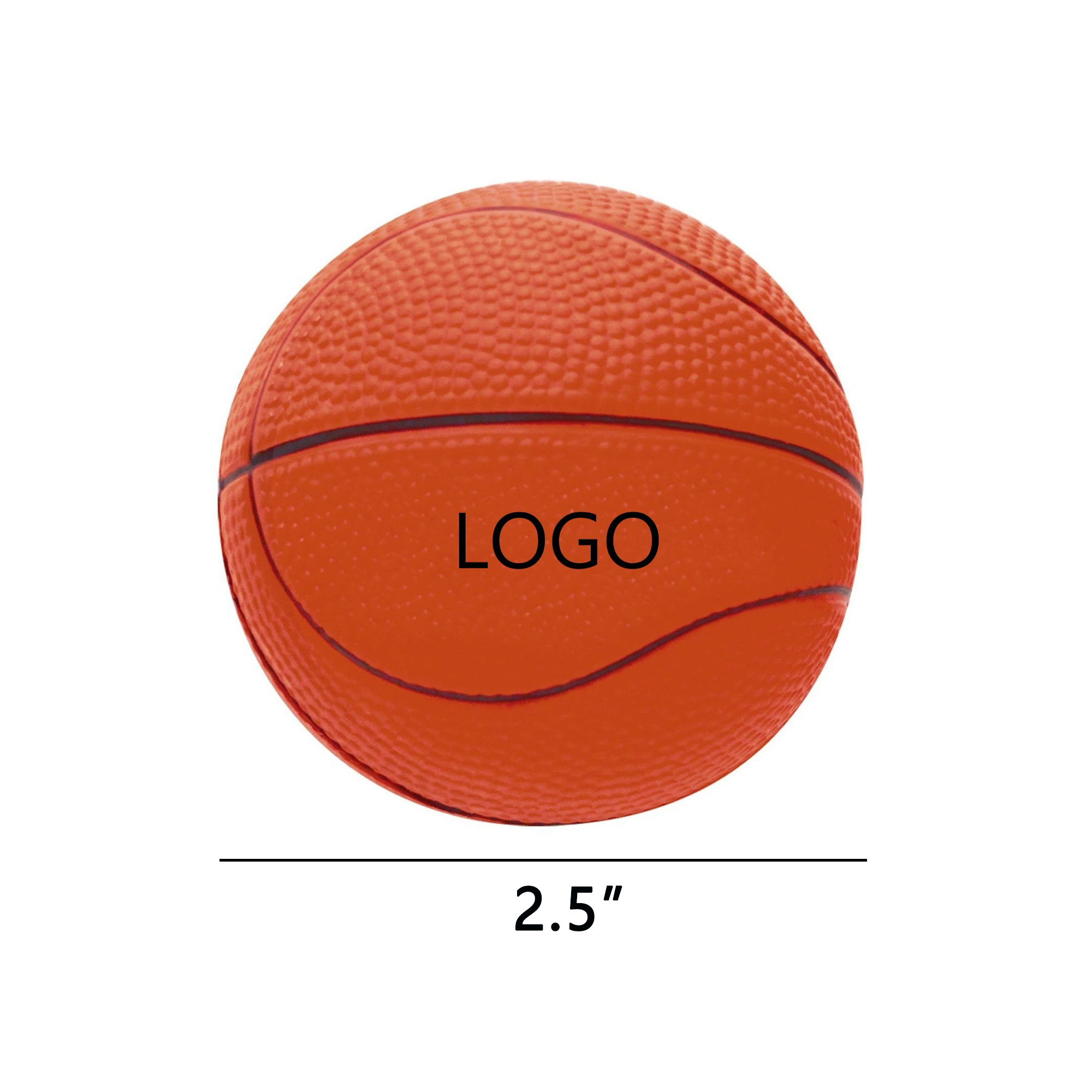 2.5in PU Foam Stress Ball Relief Toy 5