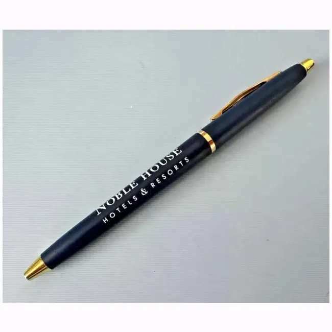 Cooper Retractable Pen with Gold Trim 8