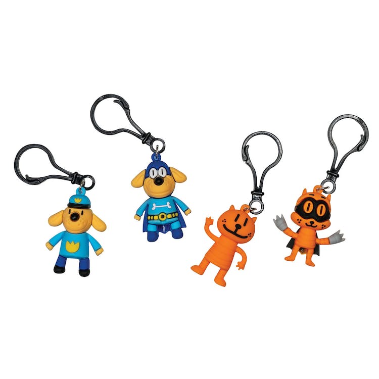 Dog Man Backpack Clips - 4 Styles 2