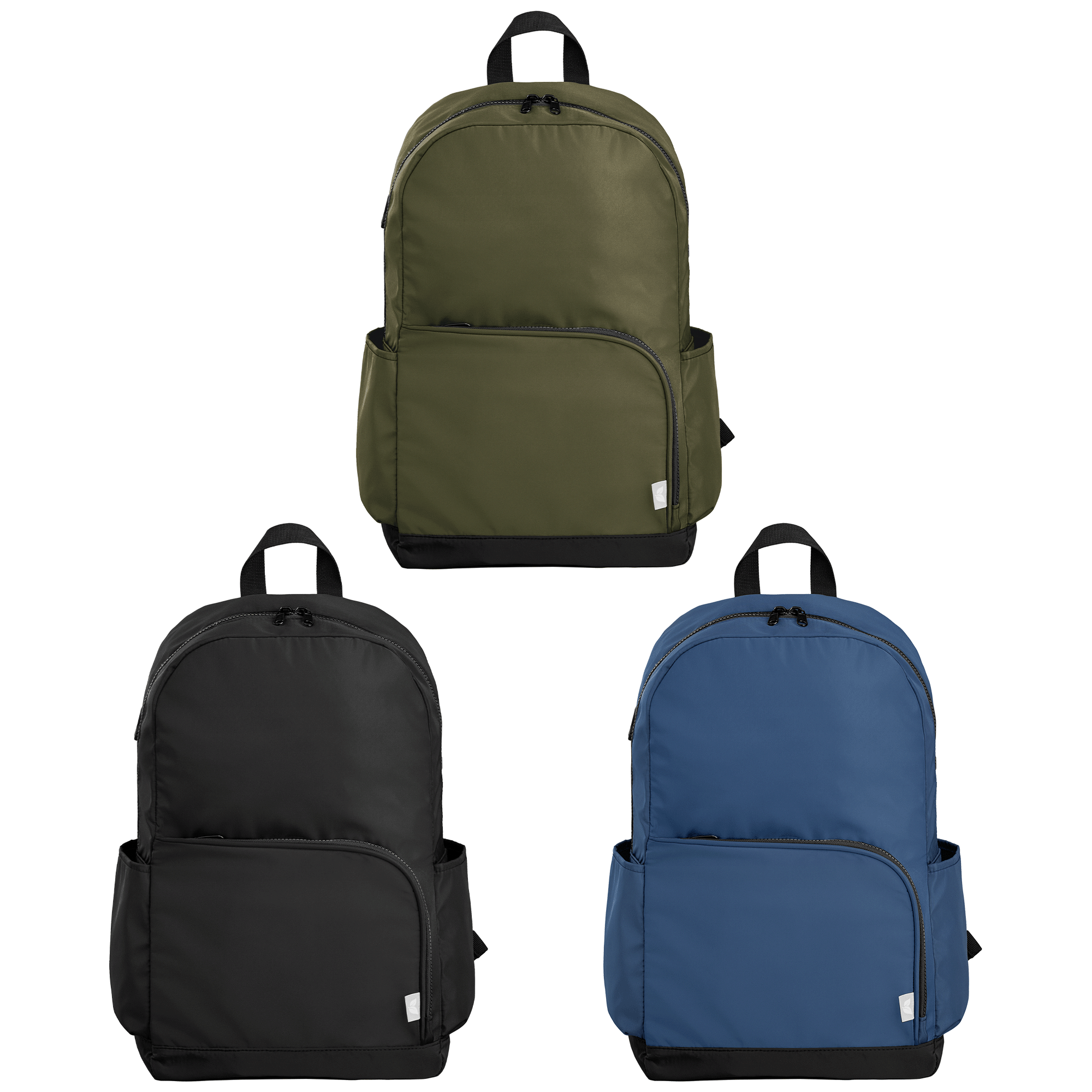 Aurelia rPET Dual Pocket Gold-Zip 15 Inch Laptop Backpack - 20L 12