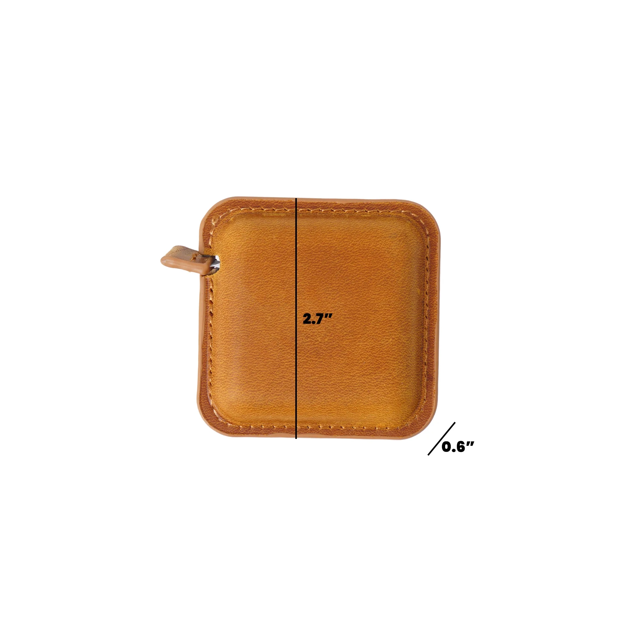 Cowhide Handmade Mini Tape Measure 4