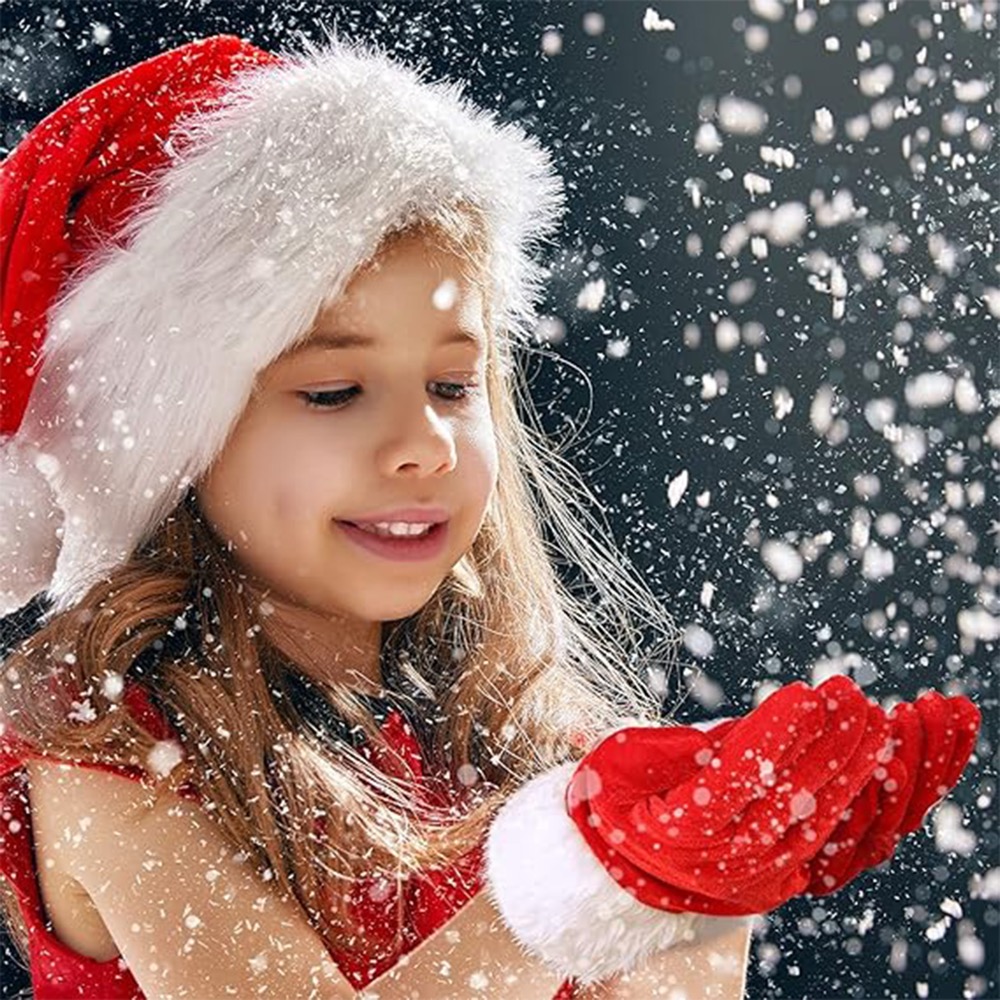 Christmas Santa Claus Gloves 4