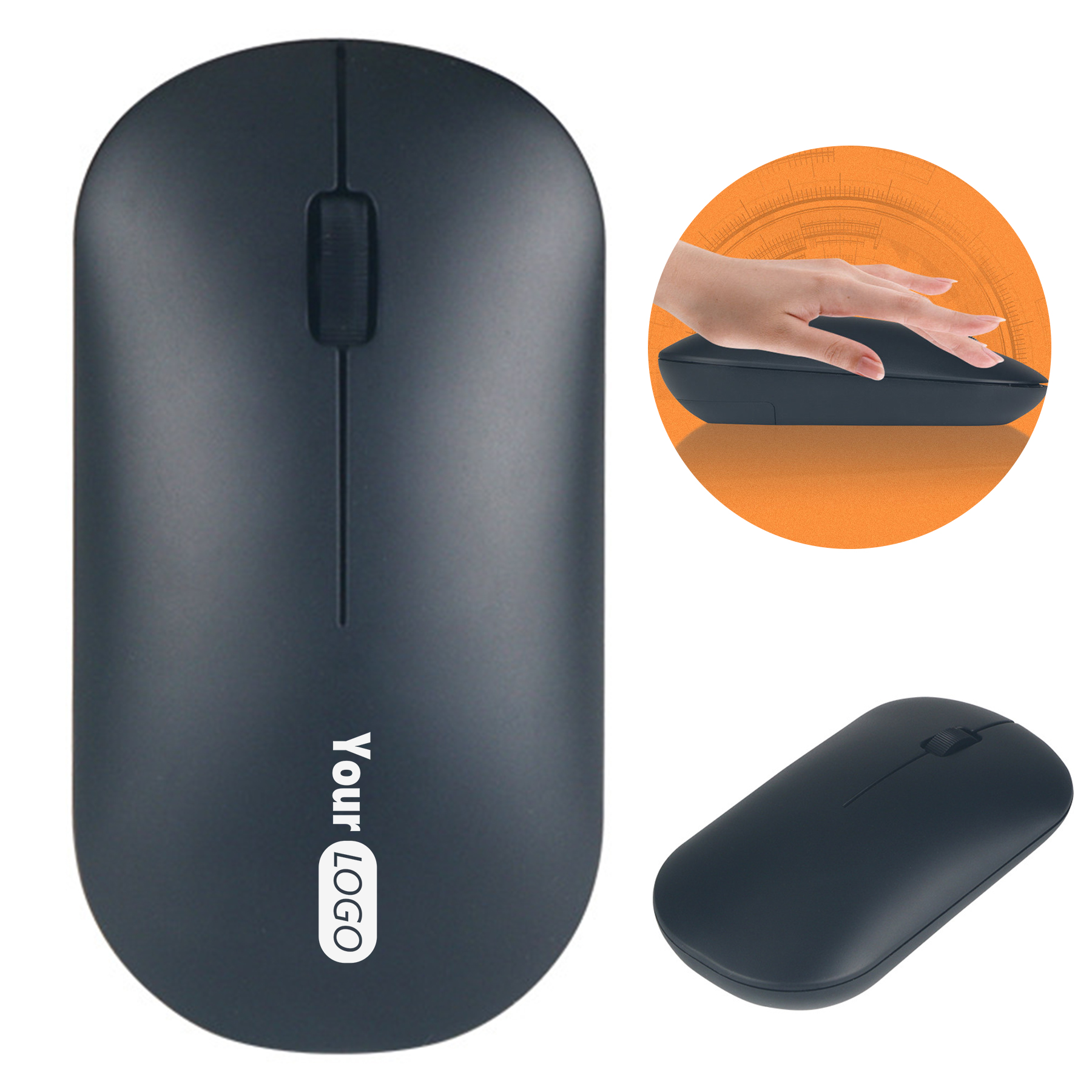 Plastic Office Silent Wireless wireless Mouse 2