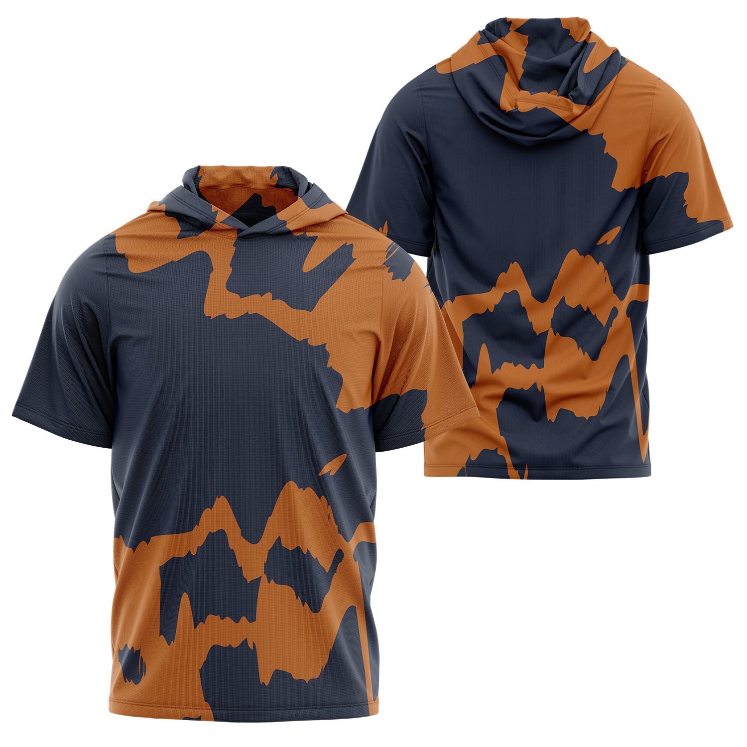 Unisex 160 GSM Birdseye Mesh Performance Short Sleeve Hoodie 5