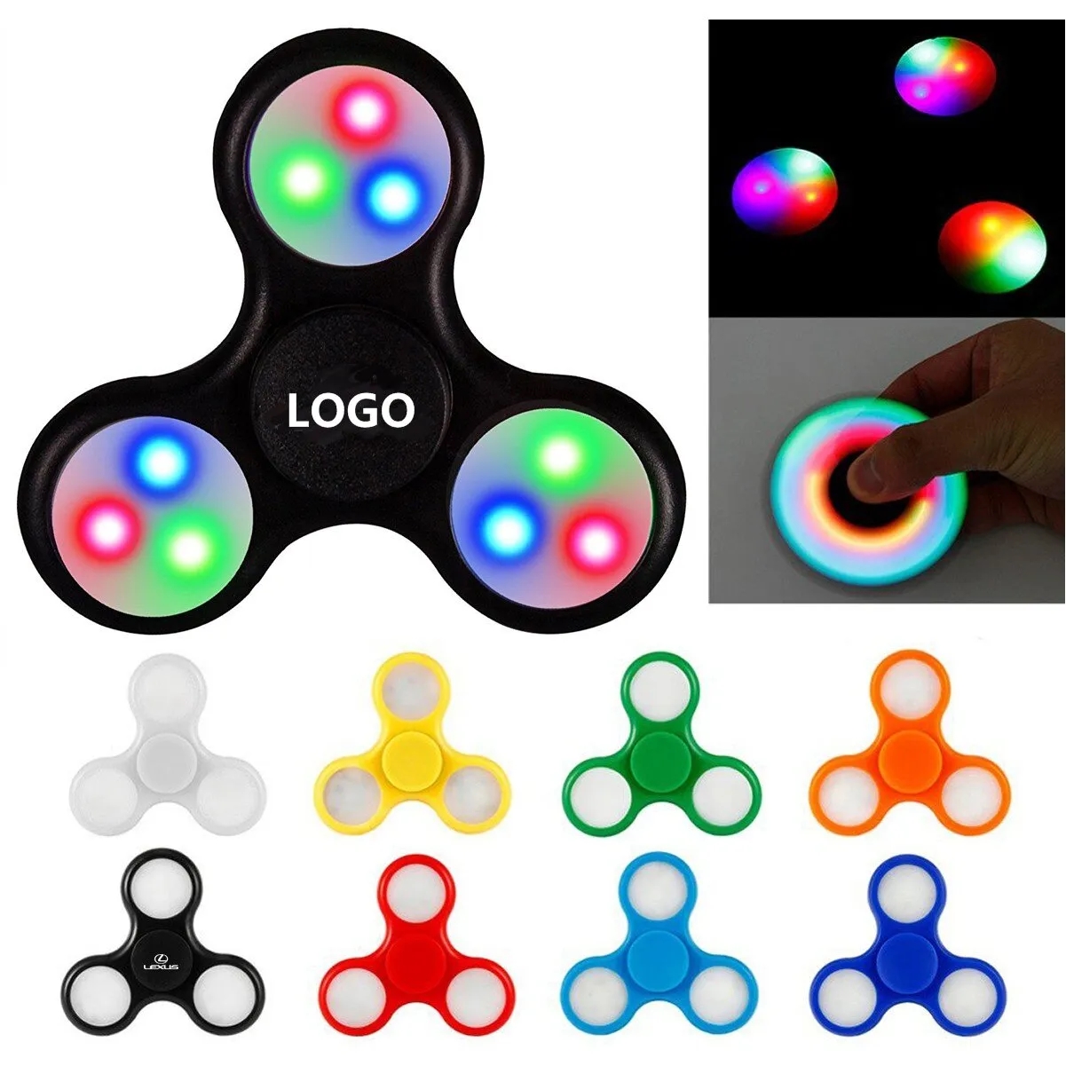 LED Glowing Fidget Spinner 6