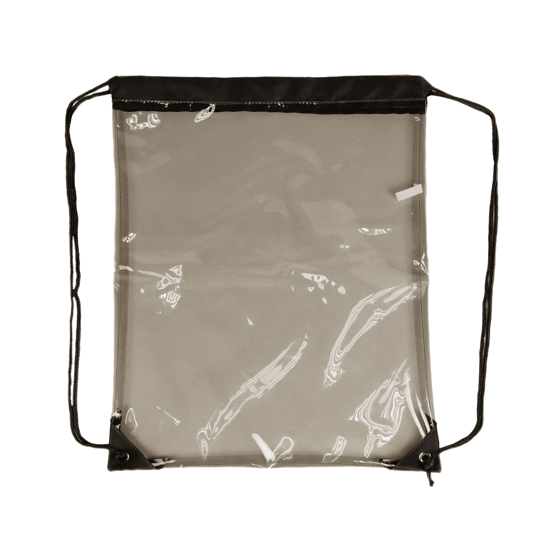 Clear Reinforced Corners Drawstring Backpack 6