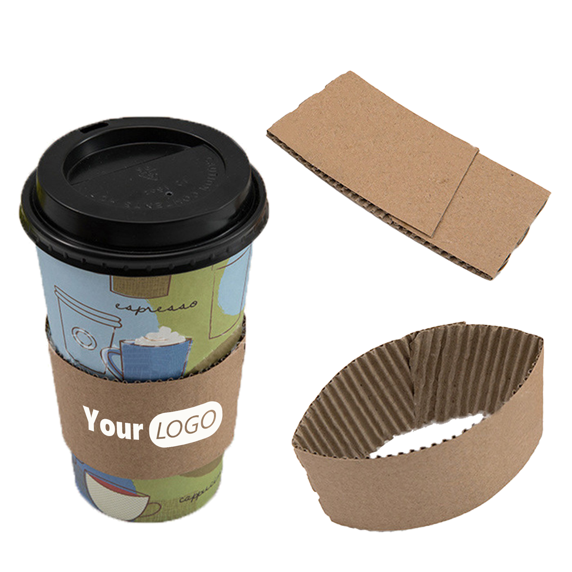Eco-Friendly Kraft Cup Sleeve 2