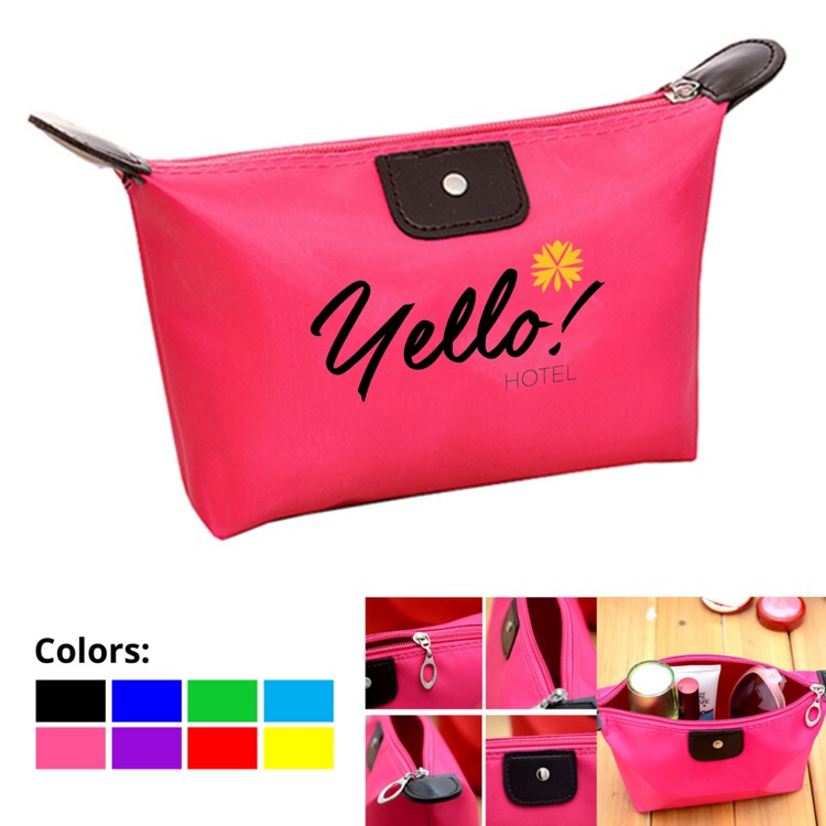 Personalized Cute Makeup Zipper Bags 6.3" x 4.3" 1