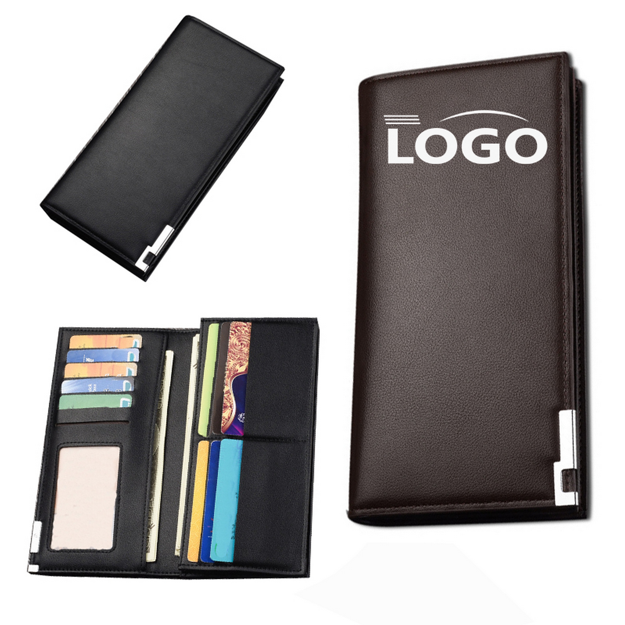 Multifunctional men's long wallet 7