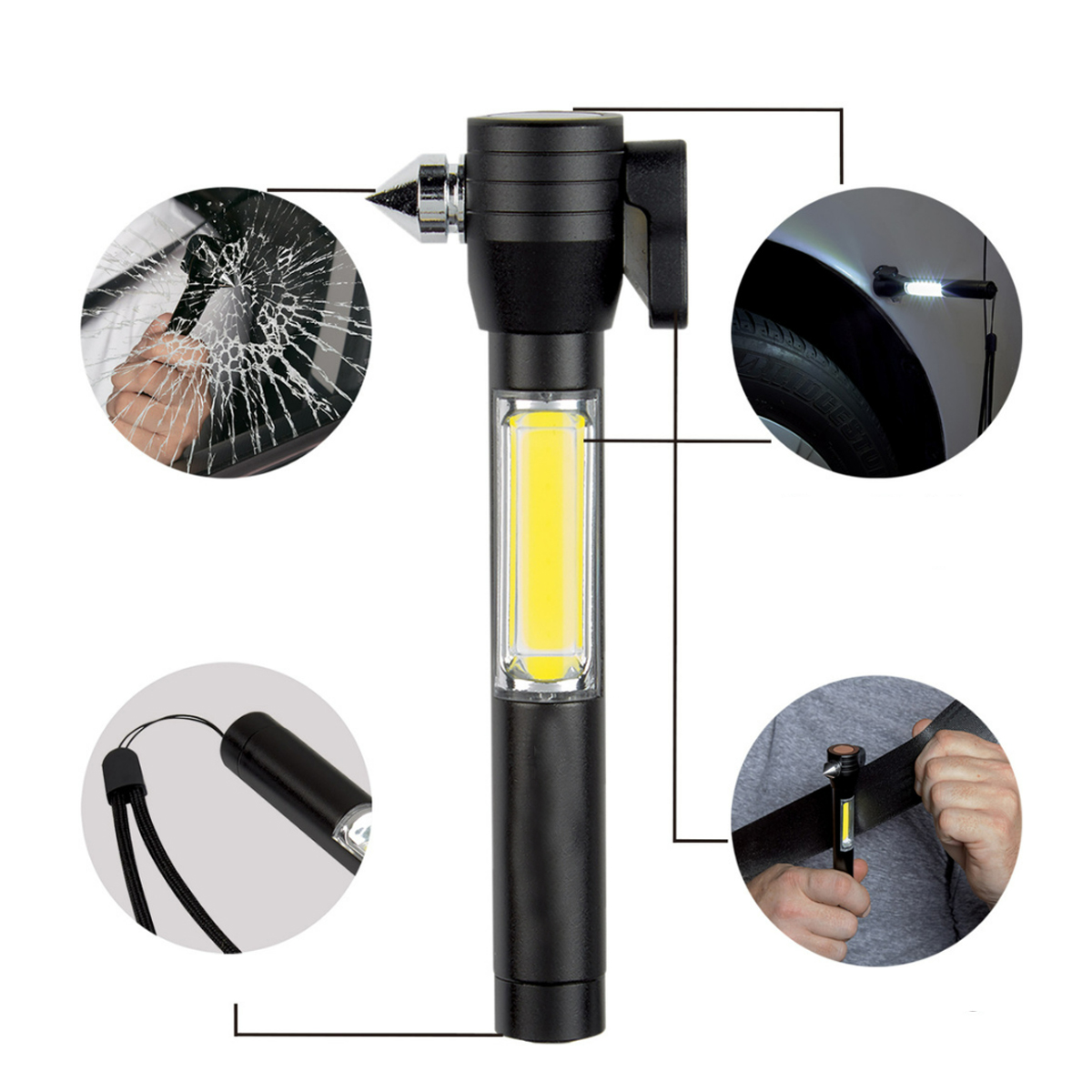 Emergency Window Breaker Flashlight 6
