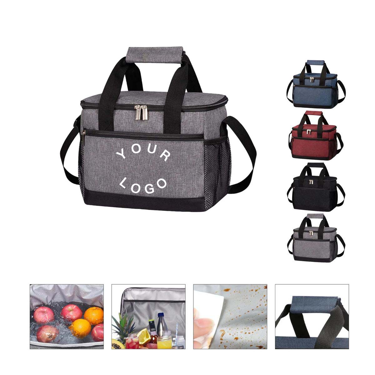 8L Waterproof Picnic Cooler Bag with Insulated Interior 3
