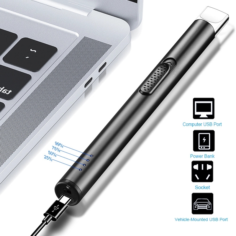 Aluminum USB Rechargeable Electric Lighter 3
