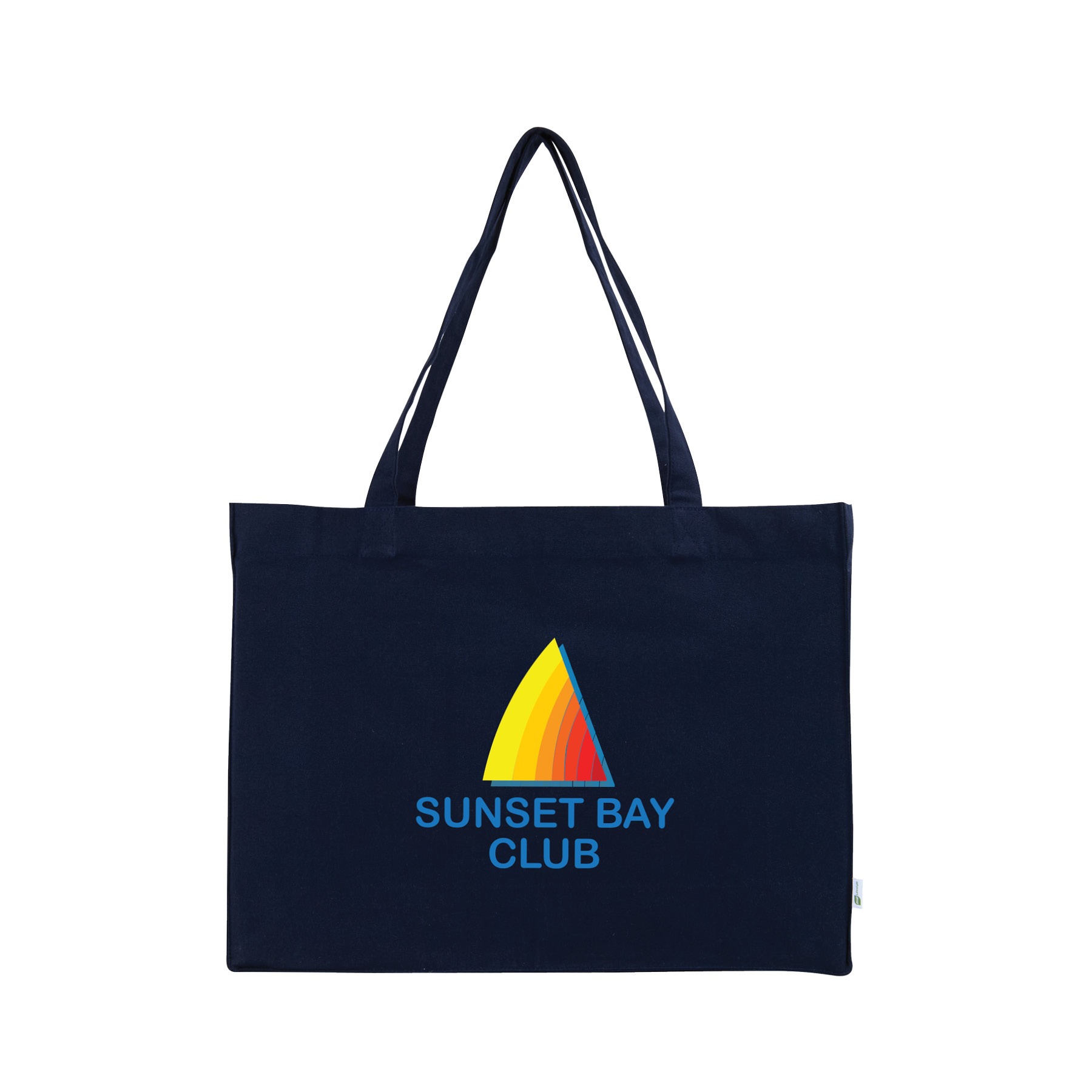 Juliette 10 oz. Recycled Cotton Shopper Tote, custom tote bag with logo imprint 12