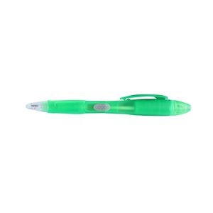 Translucent Barrel Pen With Highlighter 27