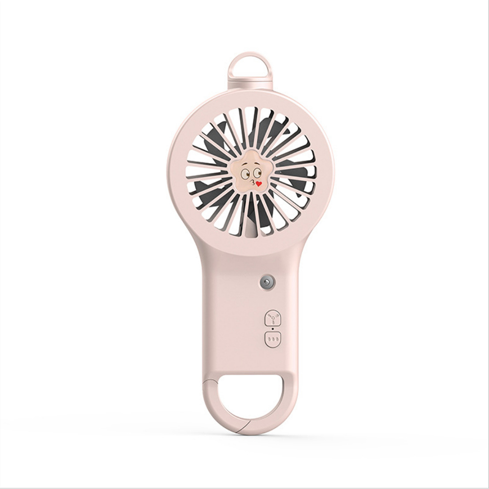 Handheld Misting Fan With Carabiner Keychain 4