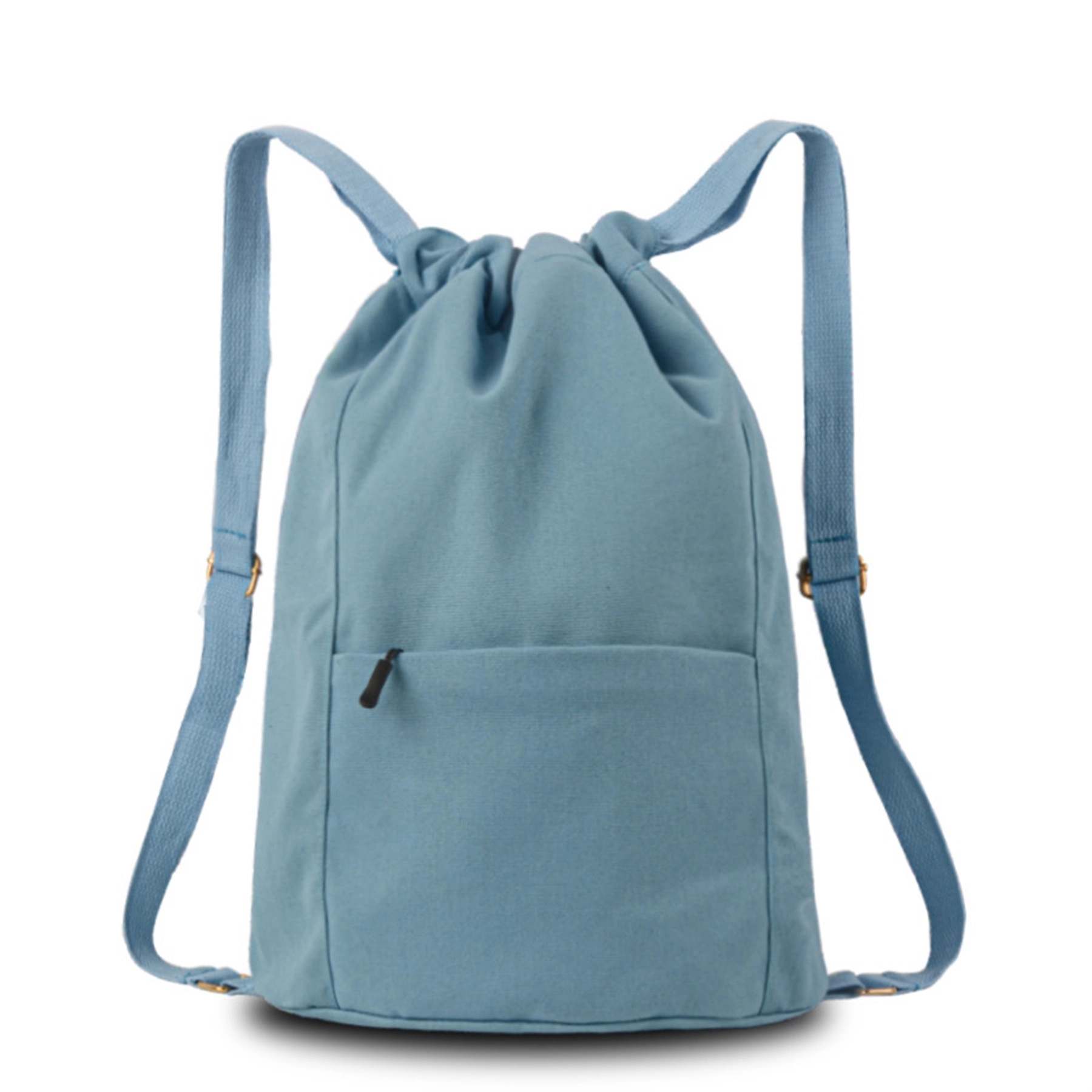 Canvas backpacks with Adjustable Strap&Zipper Pocket 9