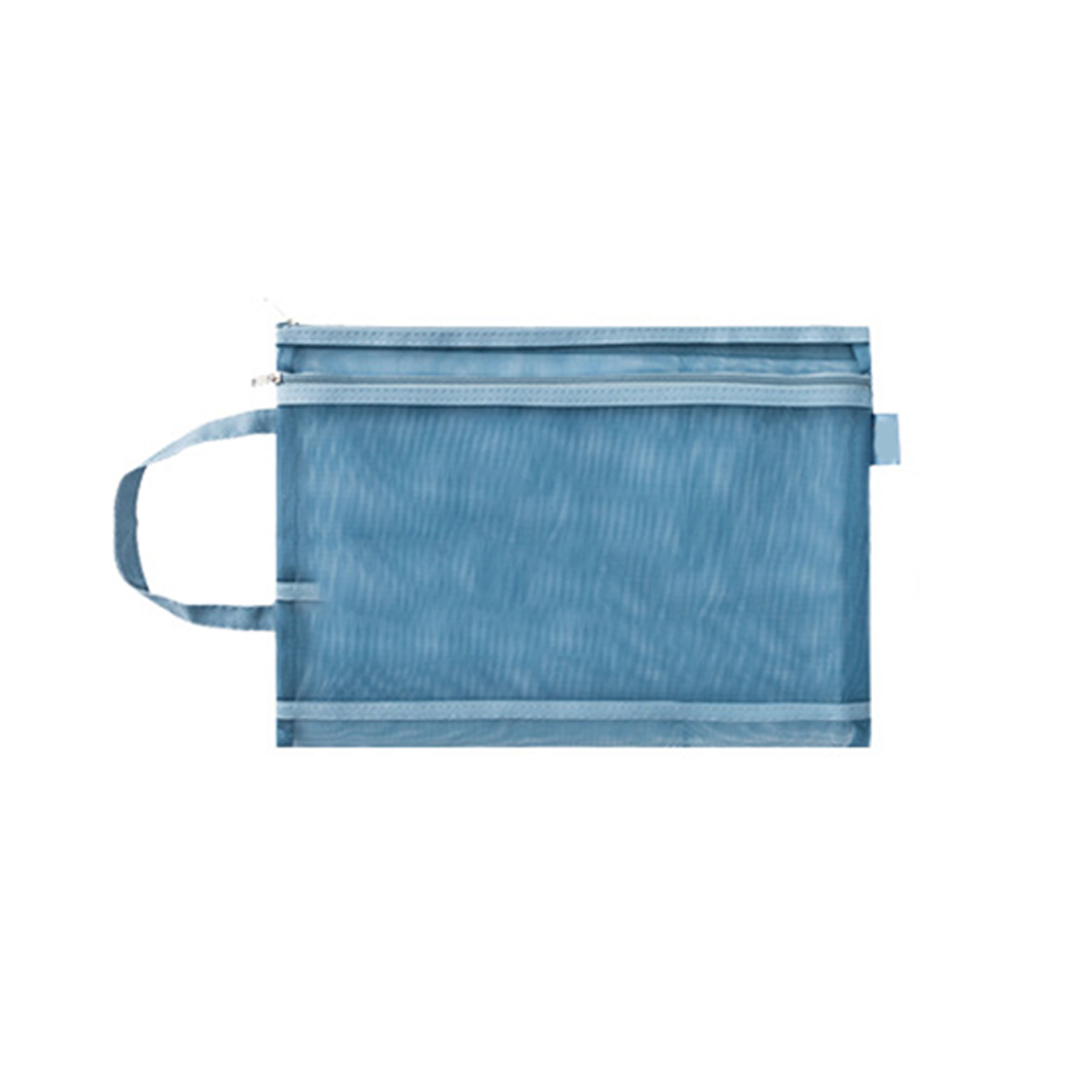 Dual Zipper Pocket Pencil Pouch 4