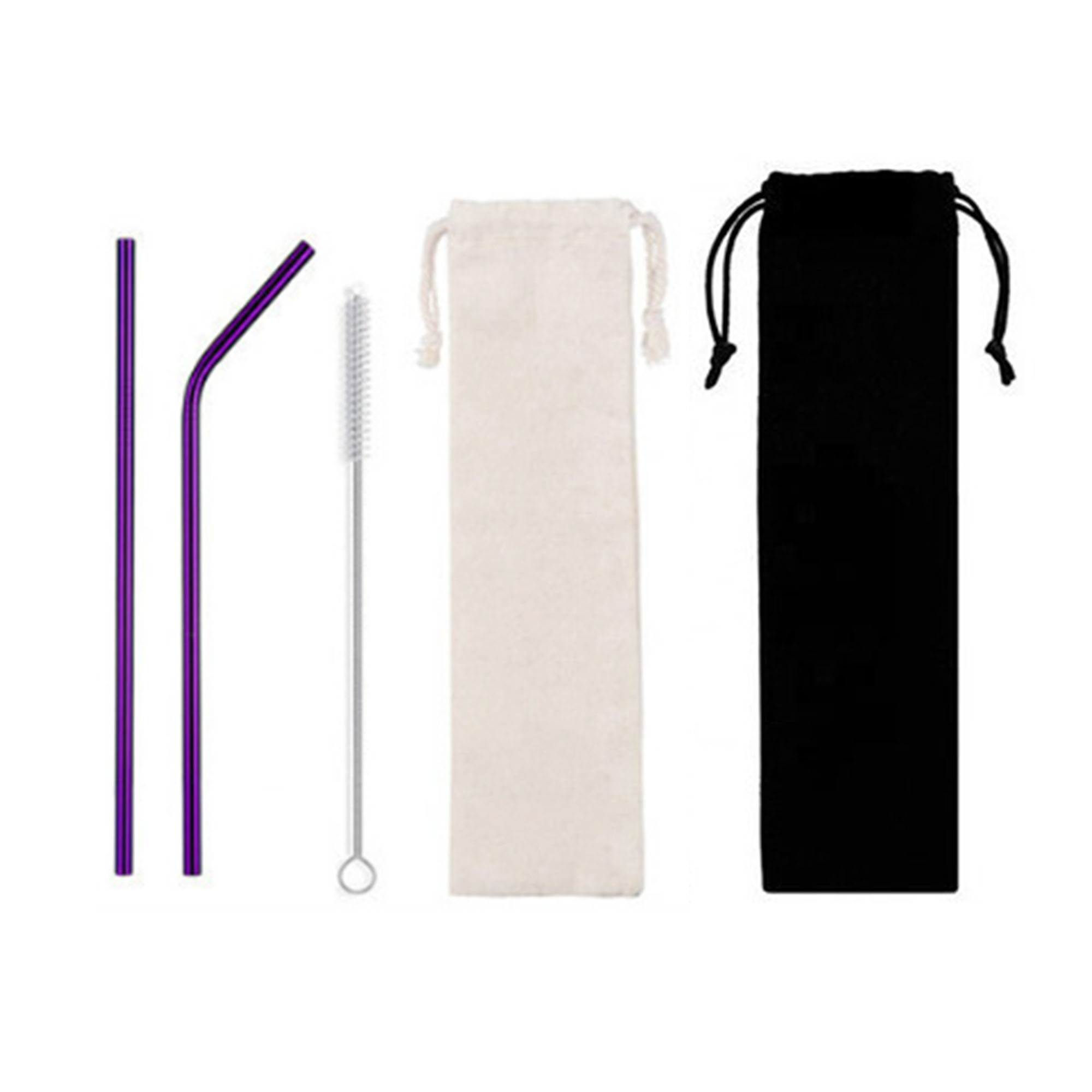3 In 1 Reusable Stainless Steel Straw Set 8