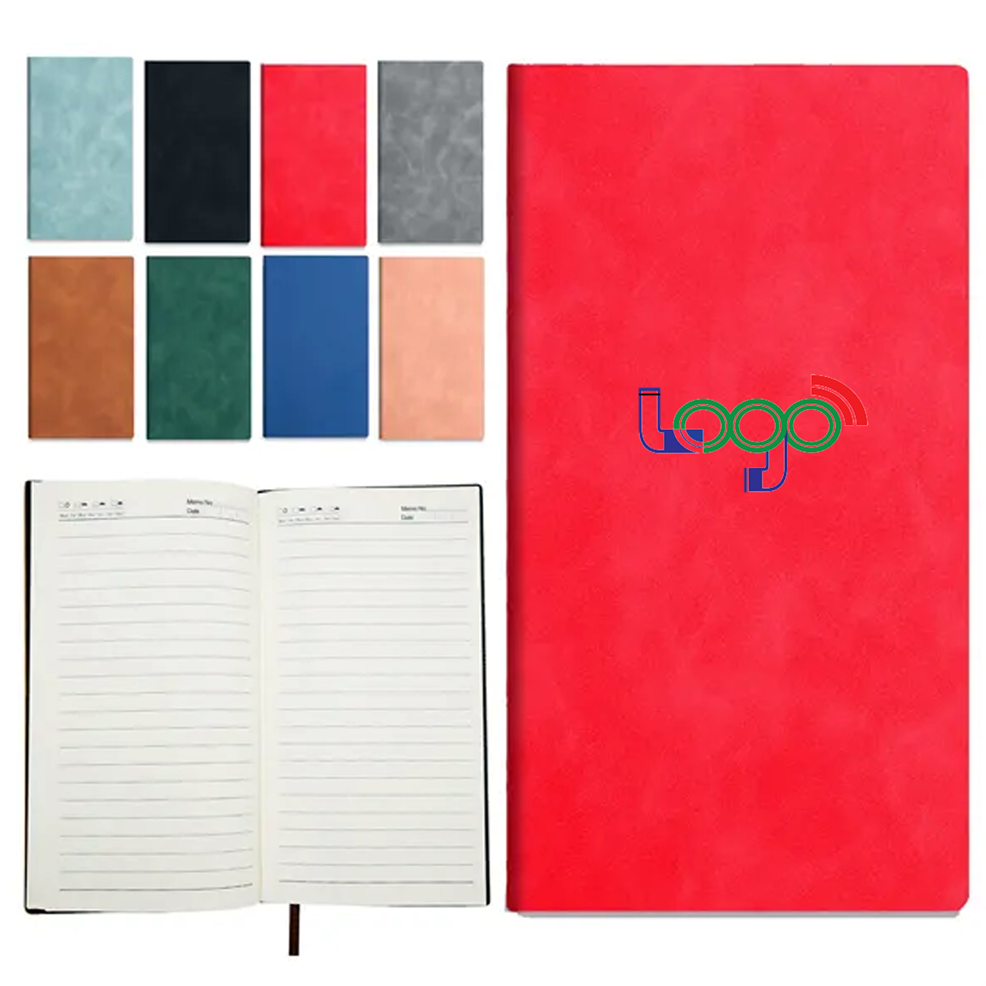 A6 Journal with PU Cover and Ribbon Markers 2
