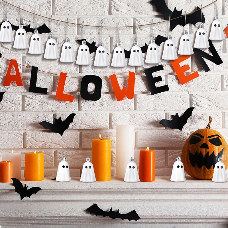 Adorable White Ghost Decor For Halloween 4