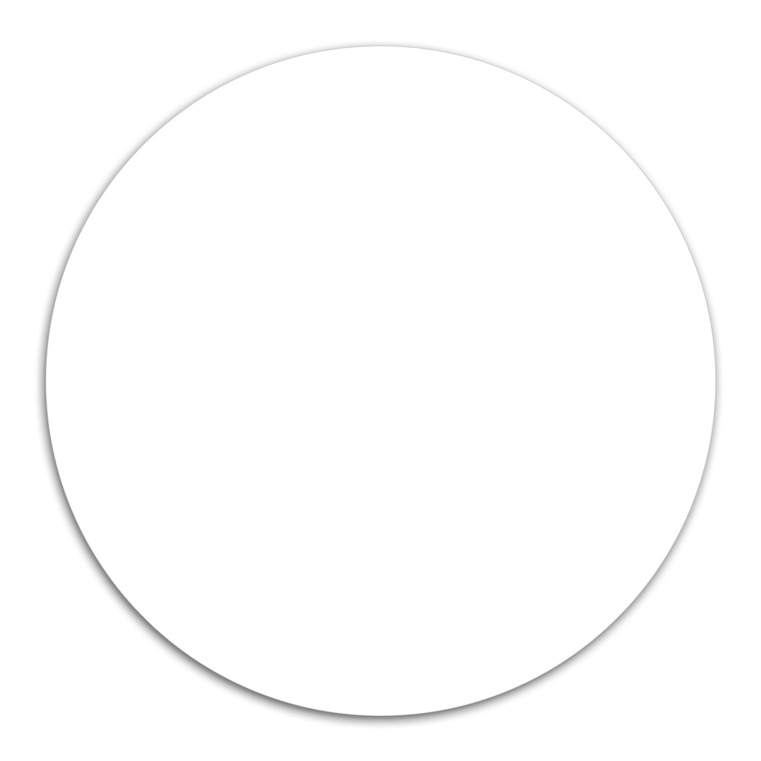 Circle Removable Adhesive Mouse Pad / Counter Mat 1