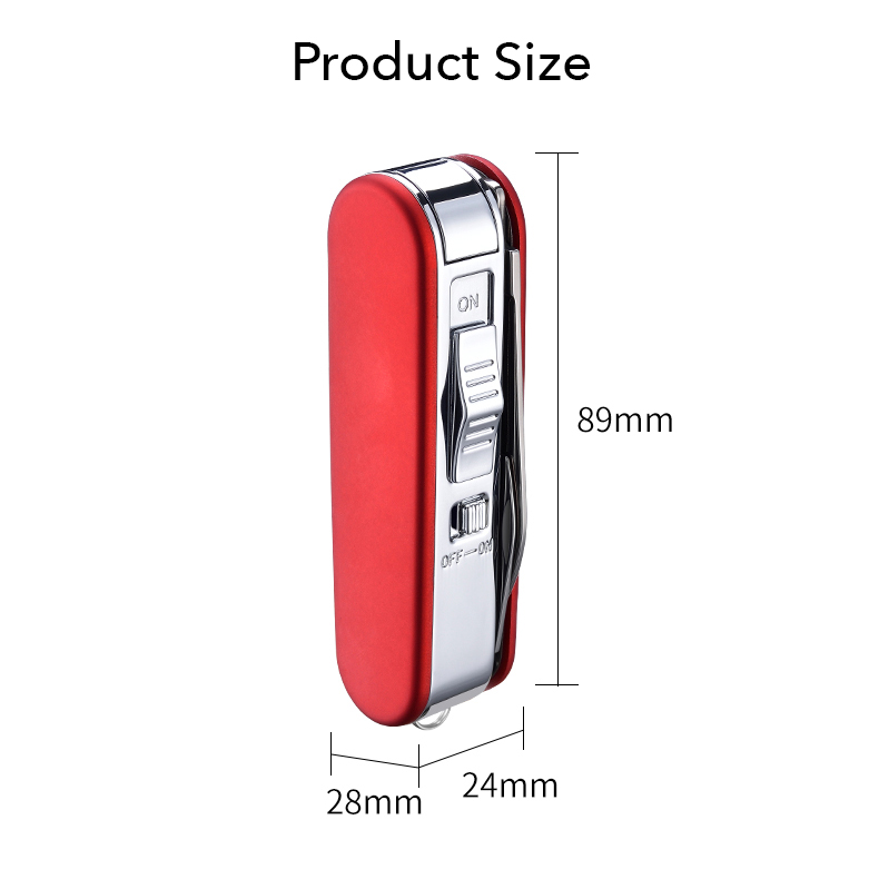 Swissarmy Style 5-In-1 Multi-Function Pocket Knife, Lighter, Corkscrew And More 9