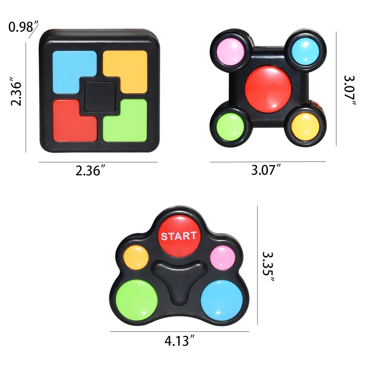 Kids Handheld Light-Up Sound Electric Memory Training Toy 2