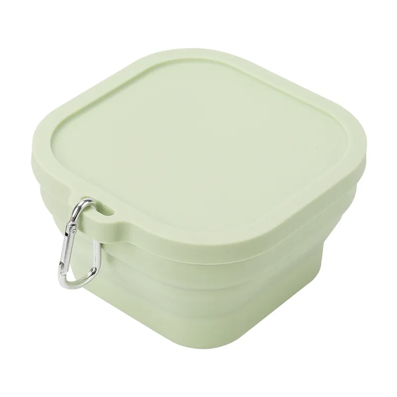13.5oz Silicone Collapsible Food Bowl Travel Camping MOQ 20 2