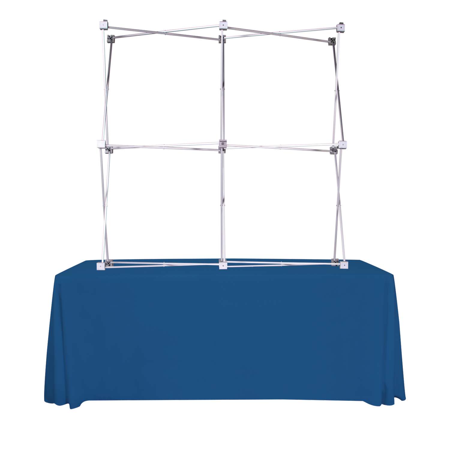 6' Straight Splash Tabletop Display Hardware