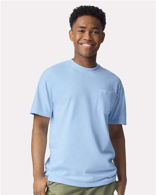 Unisex Garment-Dyed Heavyweight Pocket T-Shirt - 6030 93