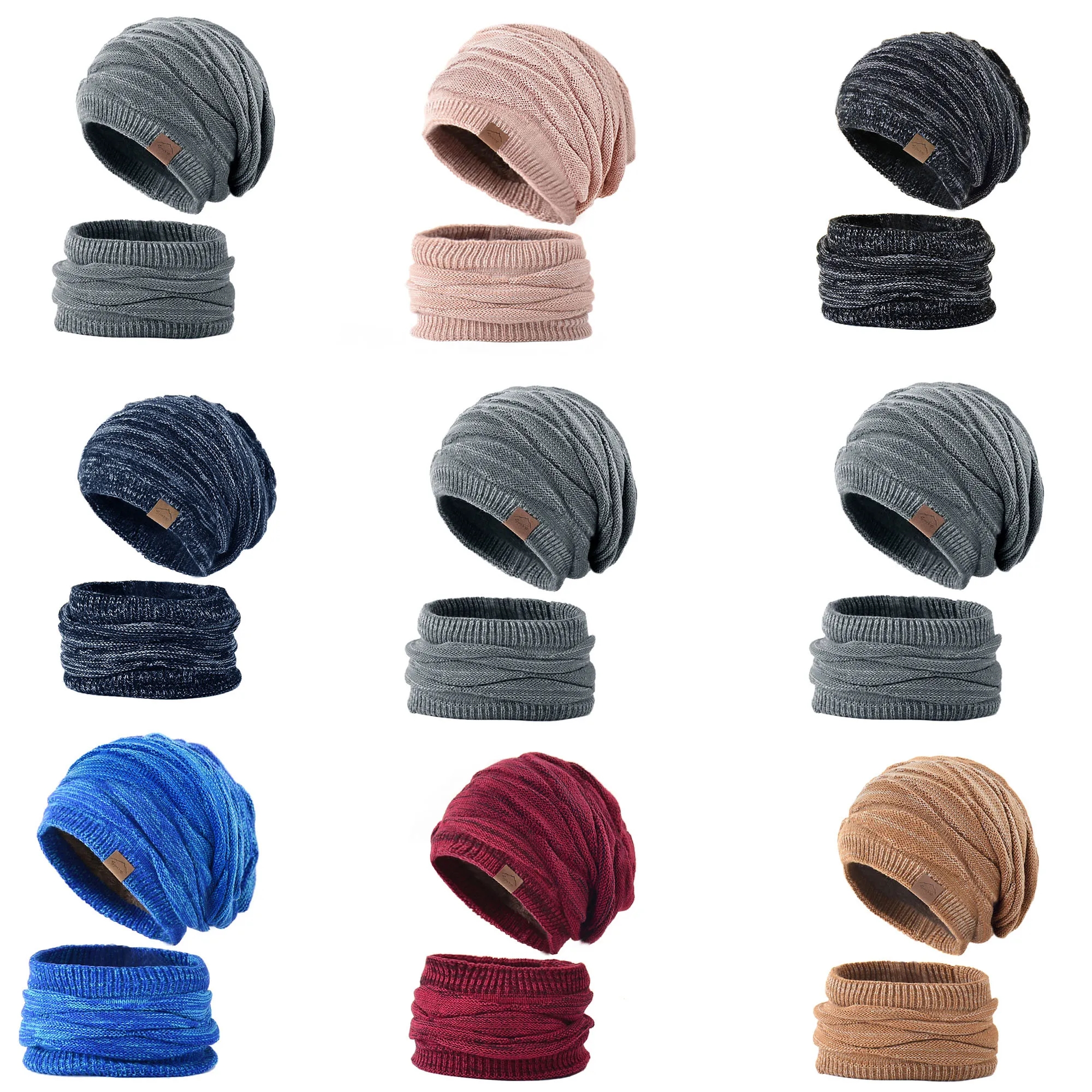 Warm Hats Scarf Set 2