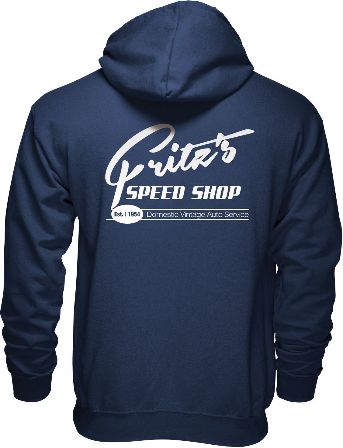 ZIPPERED HOODIE - SCREEN PRINT 17
