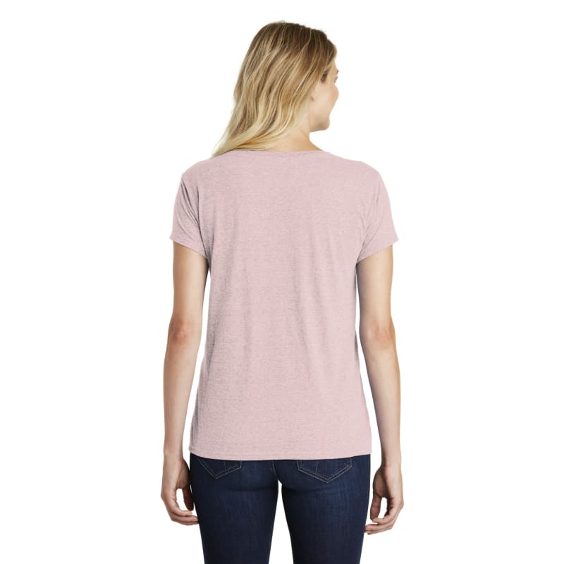 District Women's Perfect Blend CVC V-Neck Tee. 68