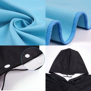 Hooded Microfiber Surf Poncho 2