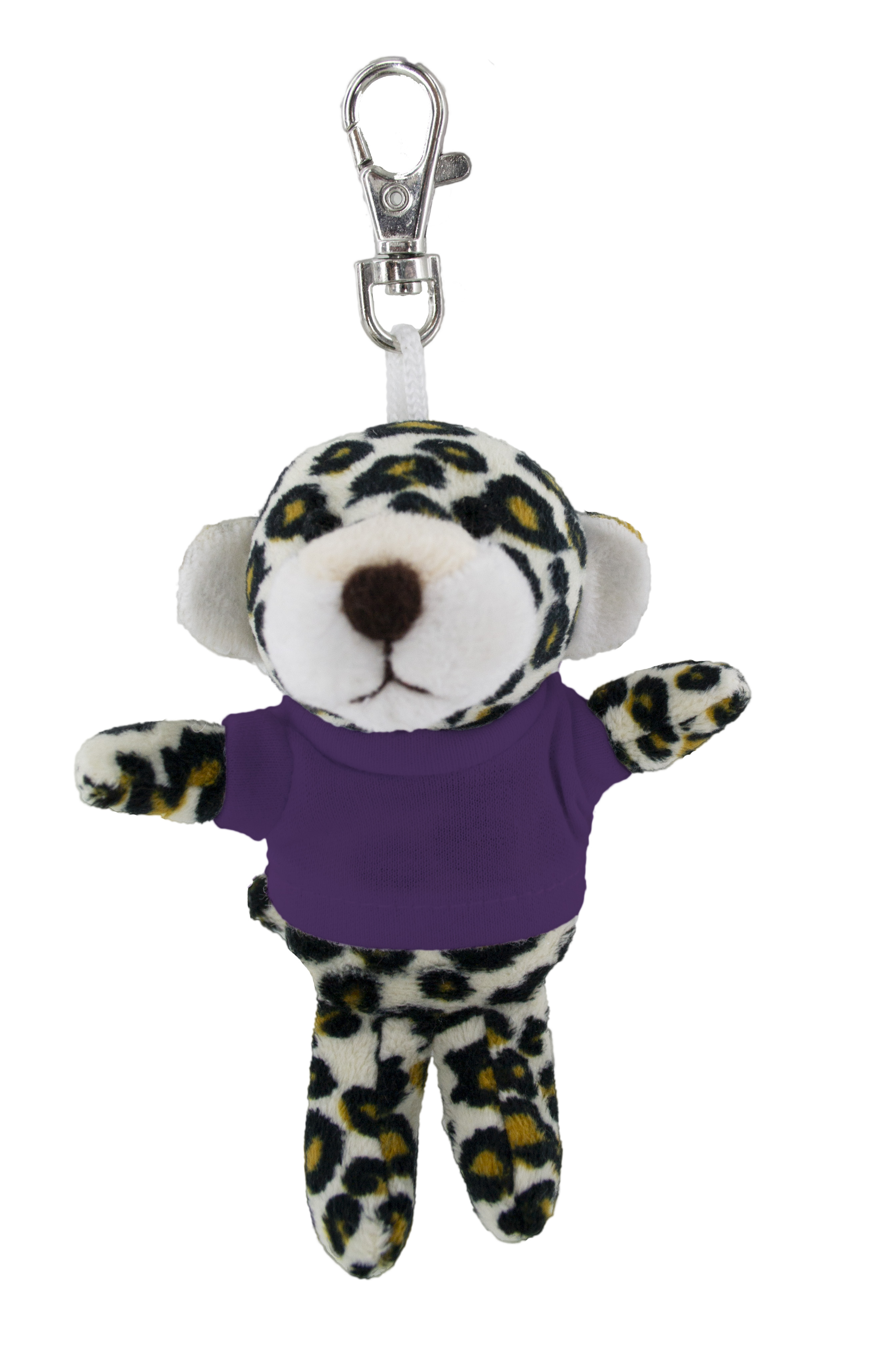 Soft Plush Leopard Keychain With Tee 16