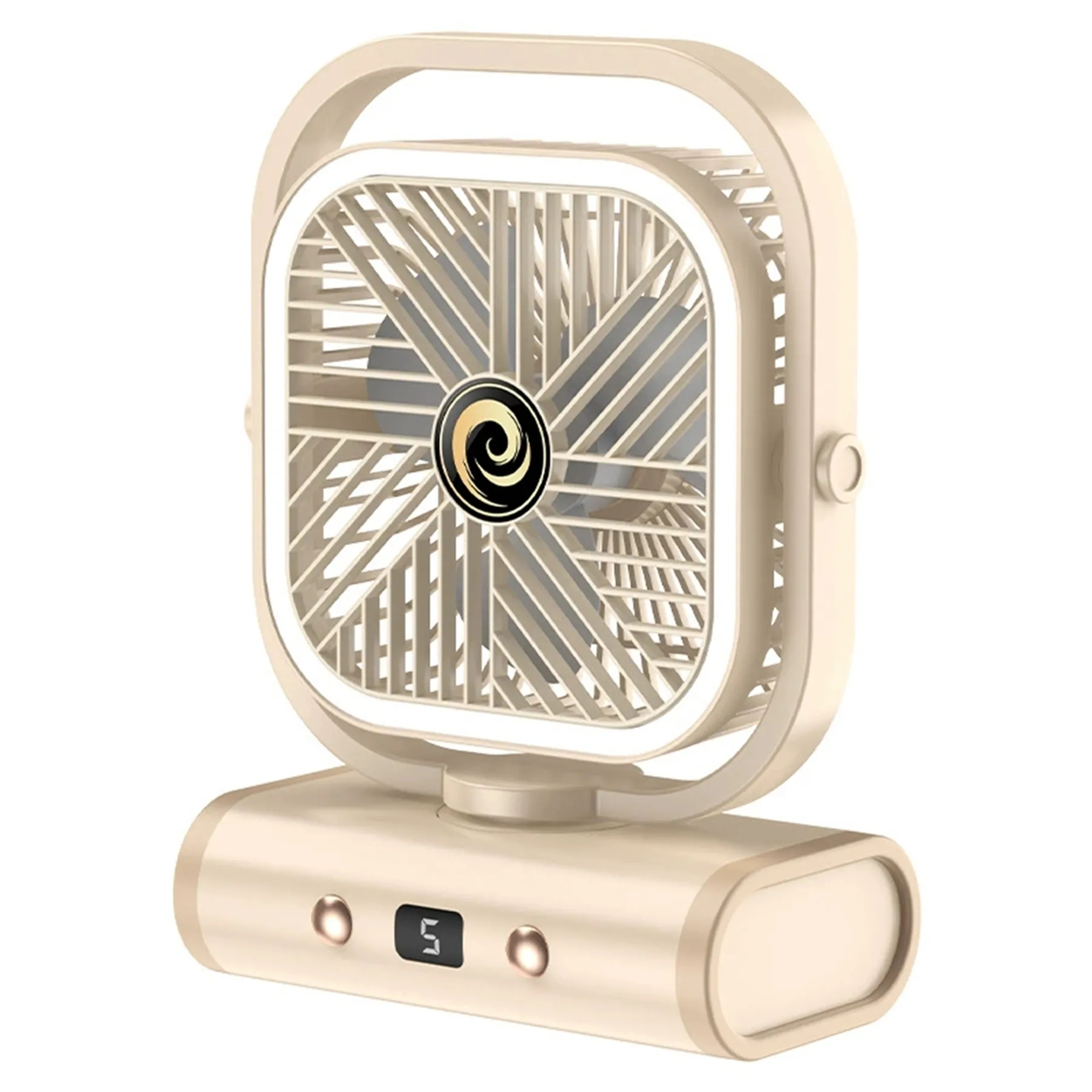 1200 mAh Portable Small Desk Fan with Night Light 13