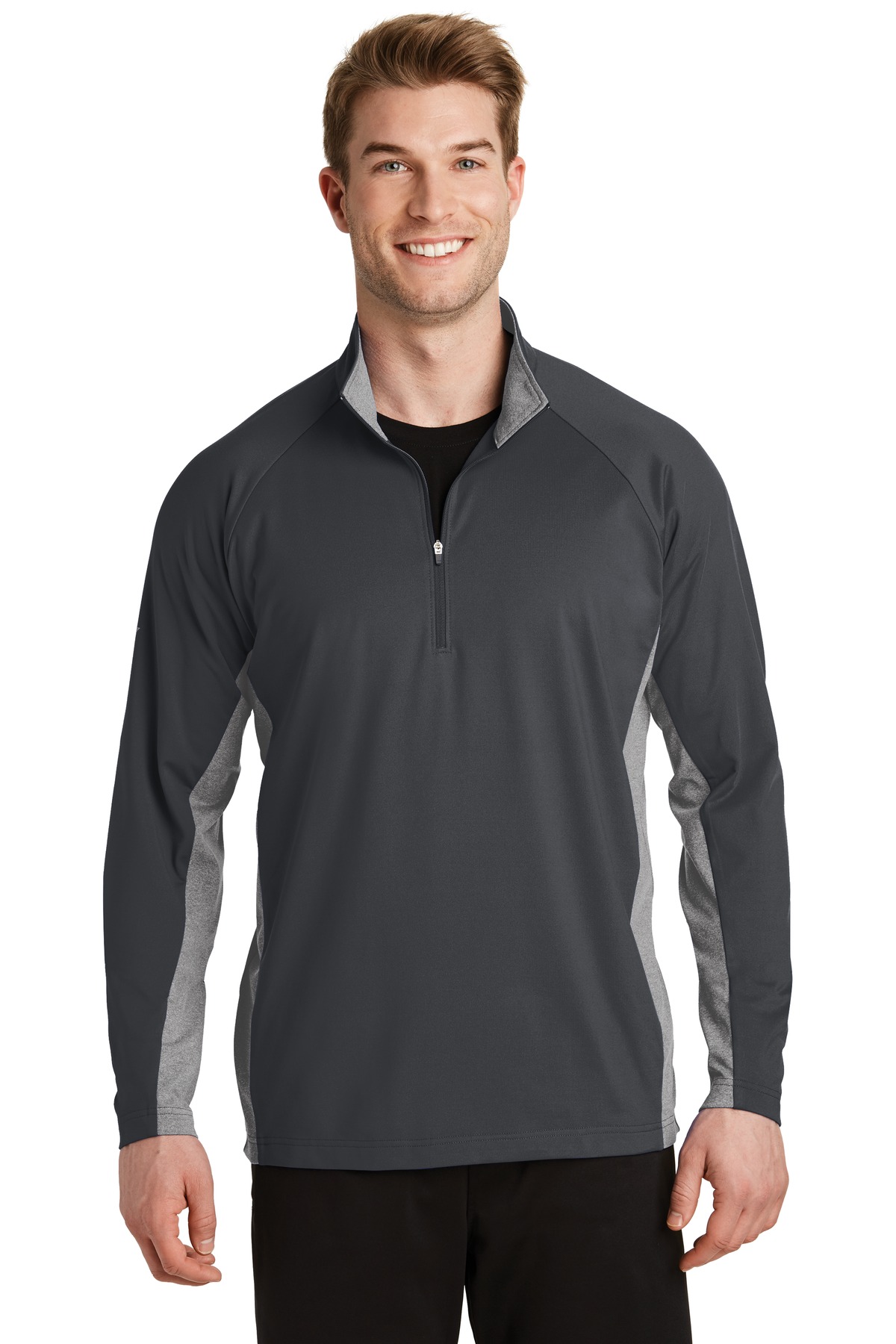 Sport-Tek Sport-Wick Stretch Contrast 1/4-Zip Pullover. ST854, custom hoodie or sweatshirt with logo imprint 30