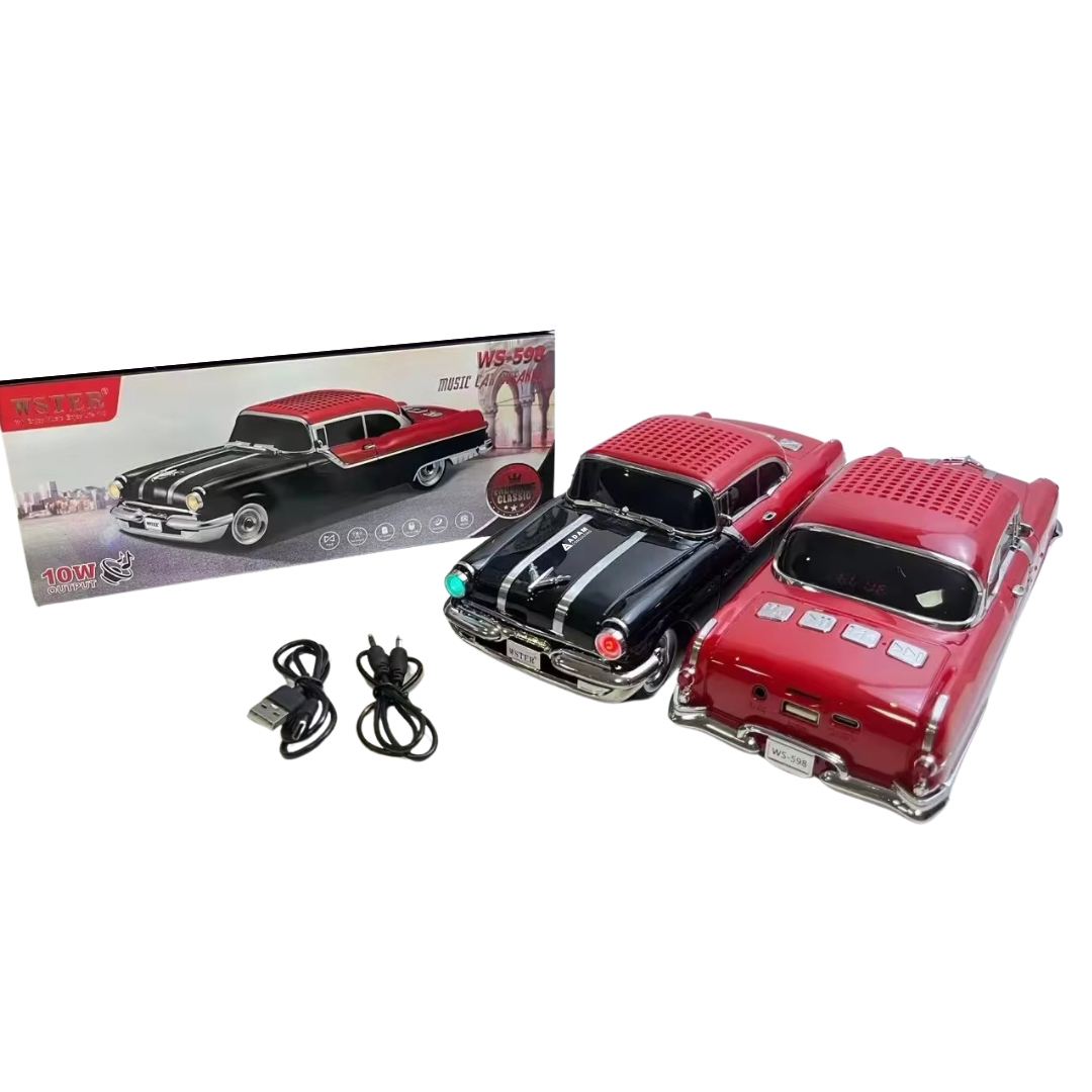 SonicWave Drive Vintage Car Bluetooth Speaker 3